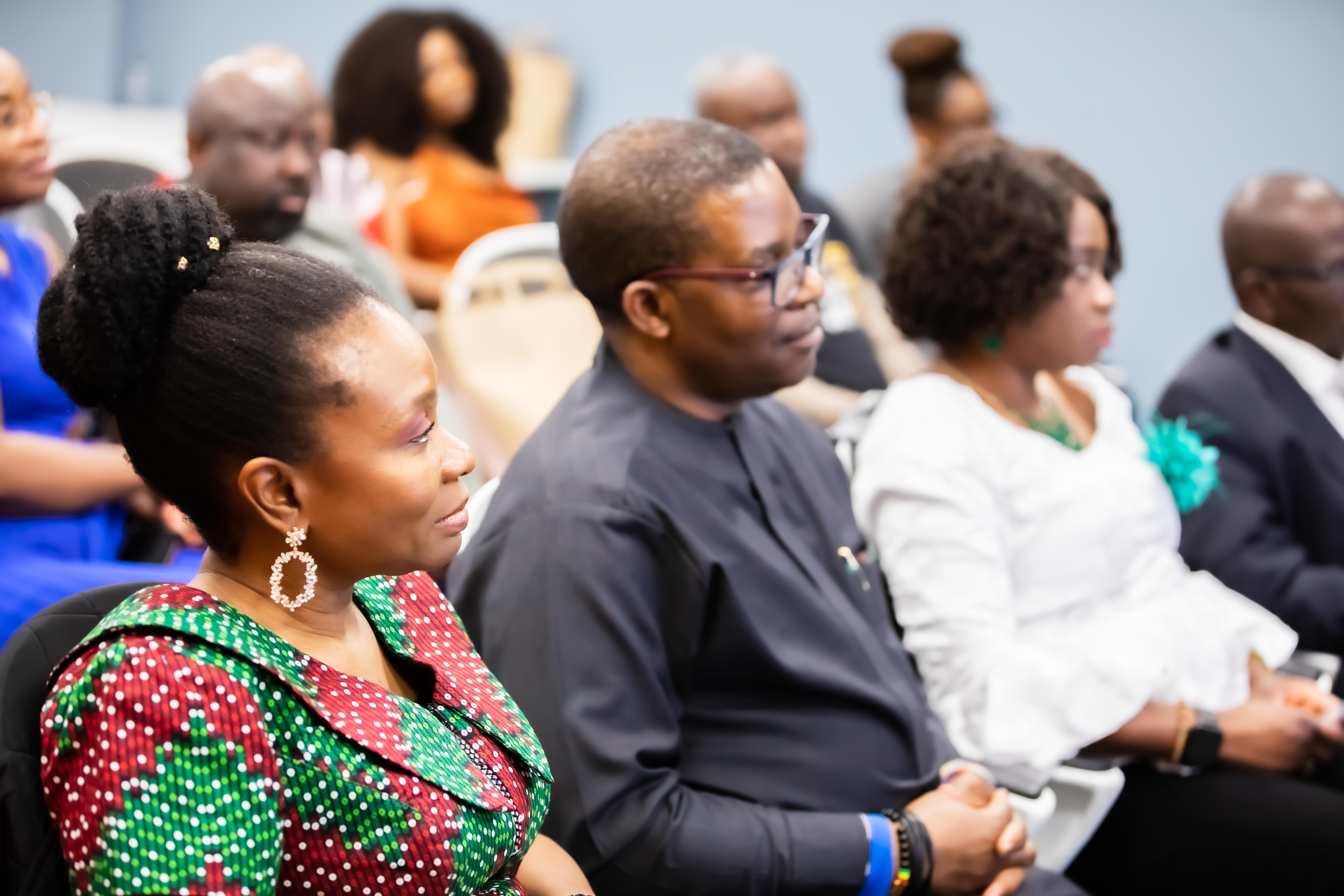 Smiling couples at retreat